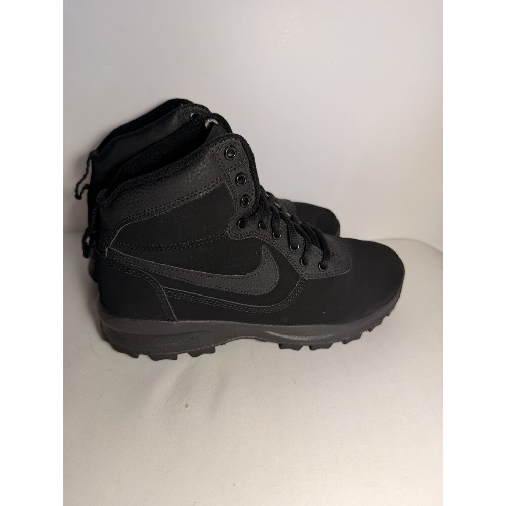 Nike Manoa Leather Men's Size 7 Boots Black Anthracite 844358-003